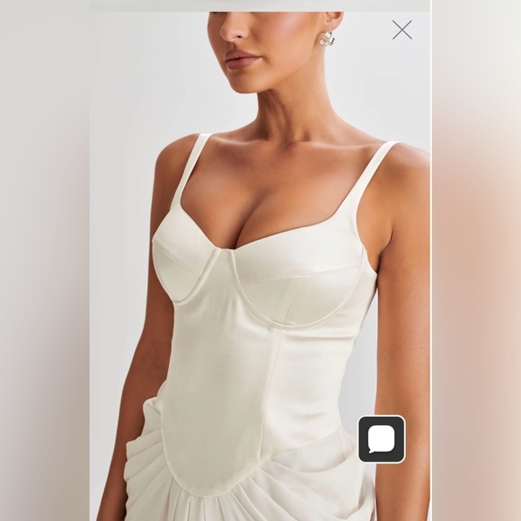 Meshki Leila Satin Corset Maxi Dress - Picture 3 of 4